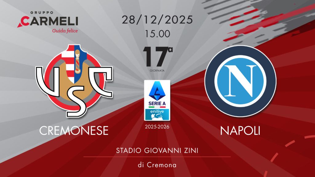 Cremonese-Napoli 0-2, tabellino e cronaca