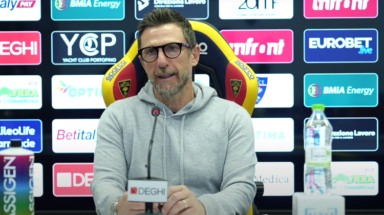 Lecce, Di Francesco: «Abbiamo meritato. In difficoltà solo su Djuric»
