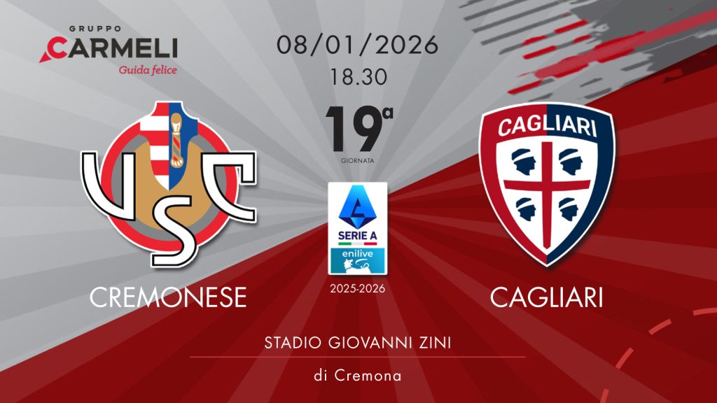 Cremonese-Cagliari 2-2, tabellino e cronaca