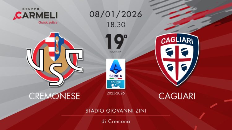 Cremonese-Cagliari 2-2, tabellino e cronaca