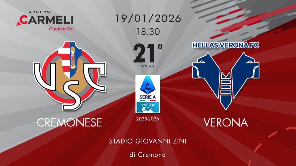 Cremonese-Hellas Verona 0-0, tabellino e cronaca