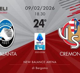 Atalanta-Cremonese 2-1, tabellino e cronaca