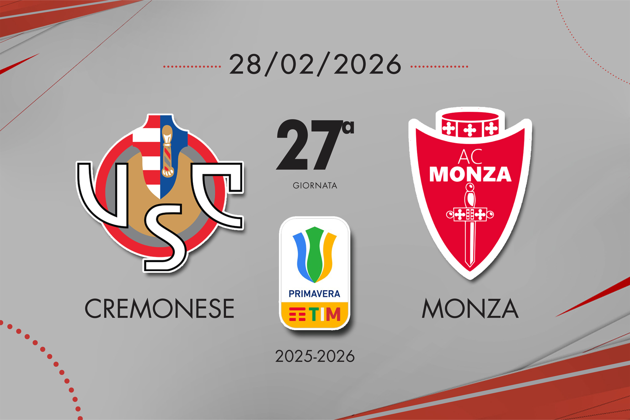 Cremonese Primavera, sconfitta al Soldi. Vince il Monza 1-0