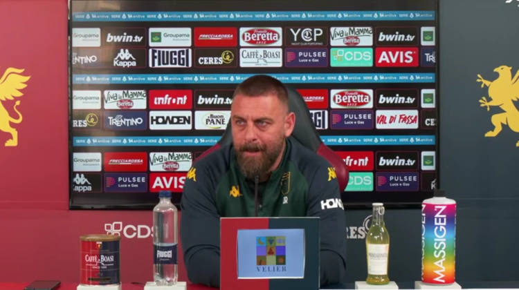 Genoa, De Rossi: «Fare gol alla Cremonese è difficile»