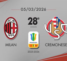 Cremonese Primavera, grande vittoria 2-0 sul Milan
