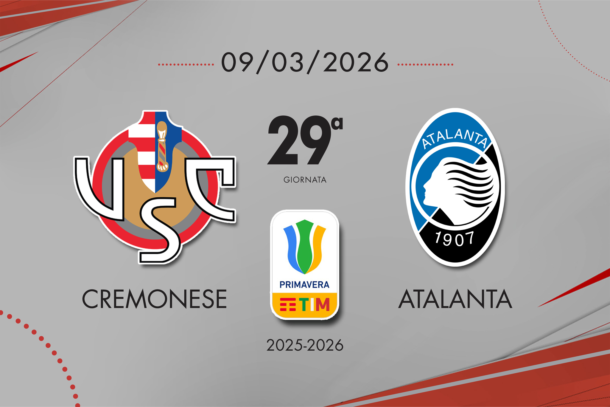 Cremonese Primavera, che peccato. Al Soldi passa l’Atalanta 2-1