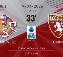 Cremonese-Torino 0-0, tabellino e cronaca