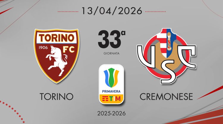 Cremonese Primavera, 3-0 per il Torino. Salvezza sempre più lontana