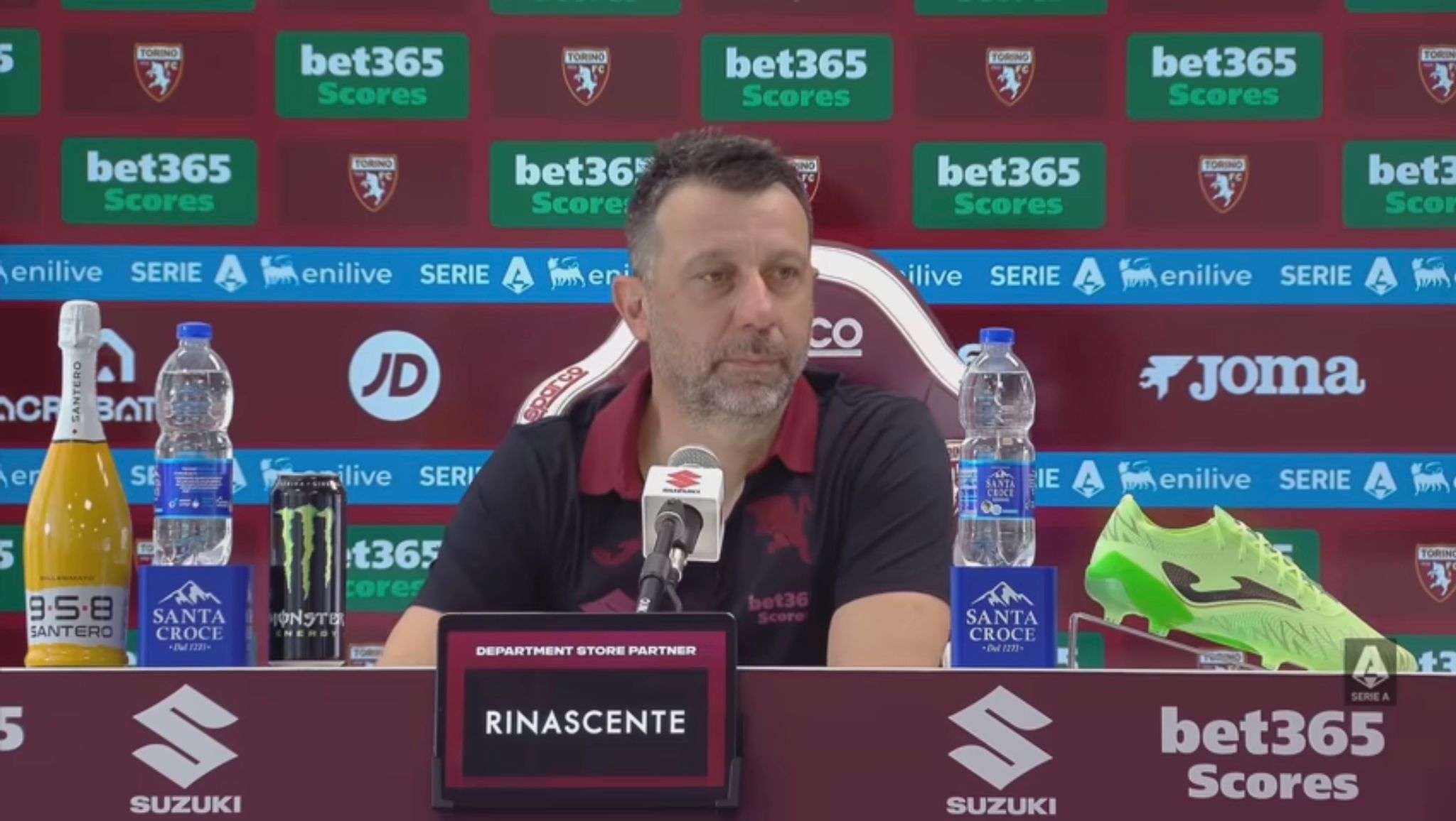 Torino, D’Aversa: «Spero di battere Giampaolo per la prima volta»